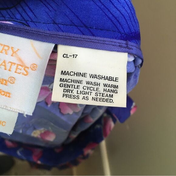 VINTAGE COUNTRY SOPHISTICATES‎ BY PENDLETON PLEATED FLORAL SKIRT - Picture 6 of 6